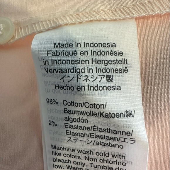 J.Crew 365 NWT Button Down Shirt women’s light pink 10 tall - Picture 9 of 9